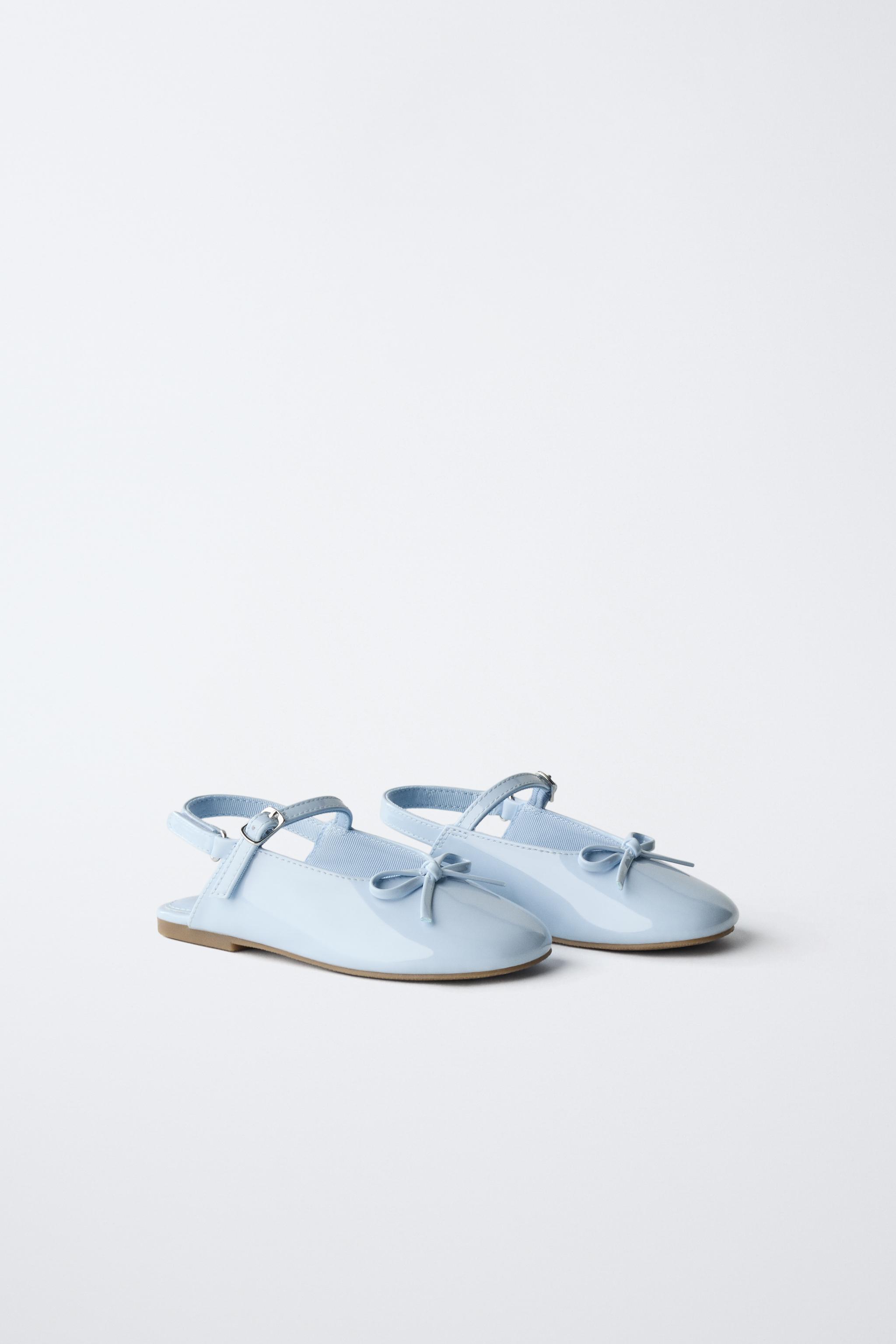 SLINGBACK BALLET FLATS WITH BOW